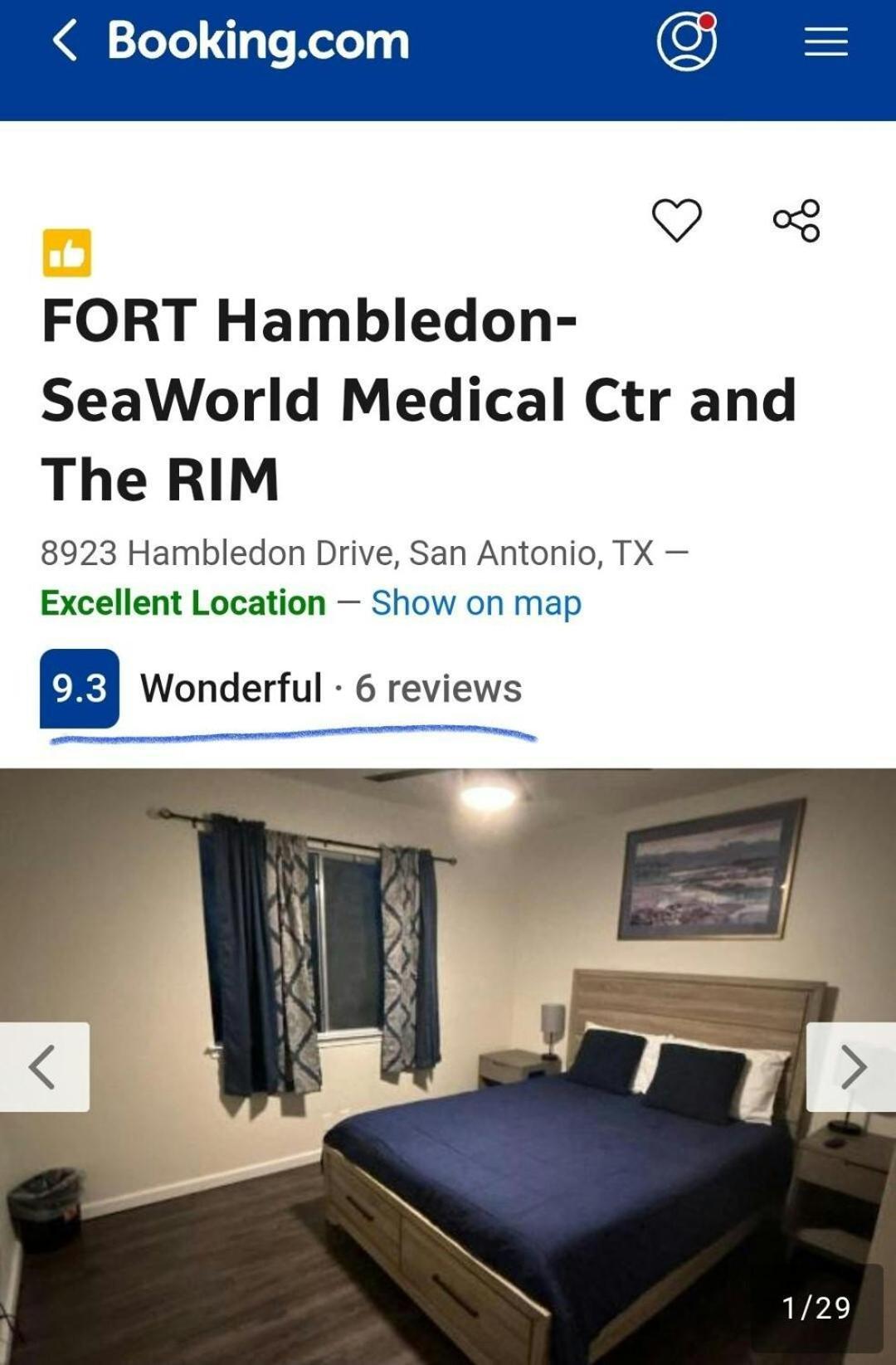 סן אנטוניו Fort Hambledon: Seaworld Medical Ctr And The Rim מראה חיצוני תמונה